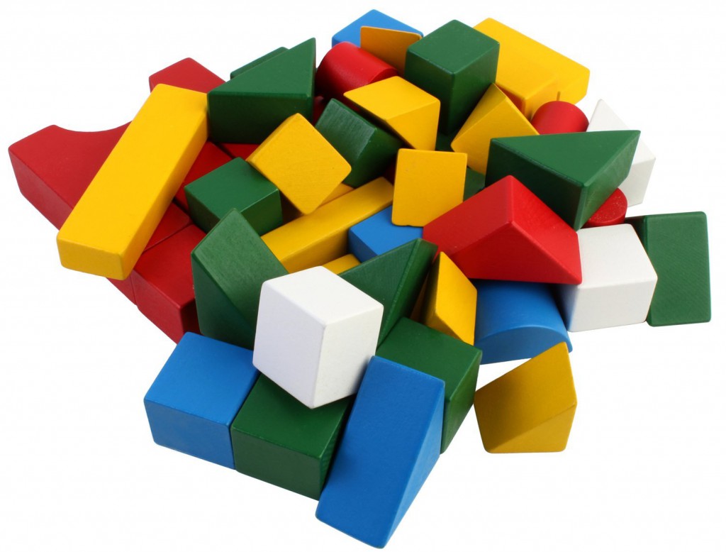 large garden building blocks